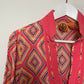 Tory Burch Pink Tunic Top Long Sleeve 6 Cotton