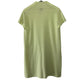 Eileen Fisher Knit Tunic Top Chartreuse Green Wrap Small Wool