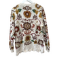 Vintage 90s Tiara Chunky Knit Sweater Earth Tones Large