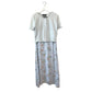 Vintage 1990s Molly Malloy Maxi Dress and Matching Cardigan Medium