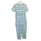Vintage 90s Meg Lauren Plaid Cotton Jumpsuit Large