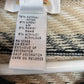 Vintage 90s Talbots Neutral Knit Striped Chunky Knit Cardigan Sweater Medium