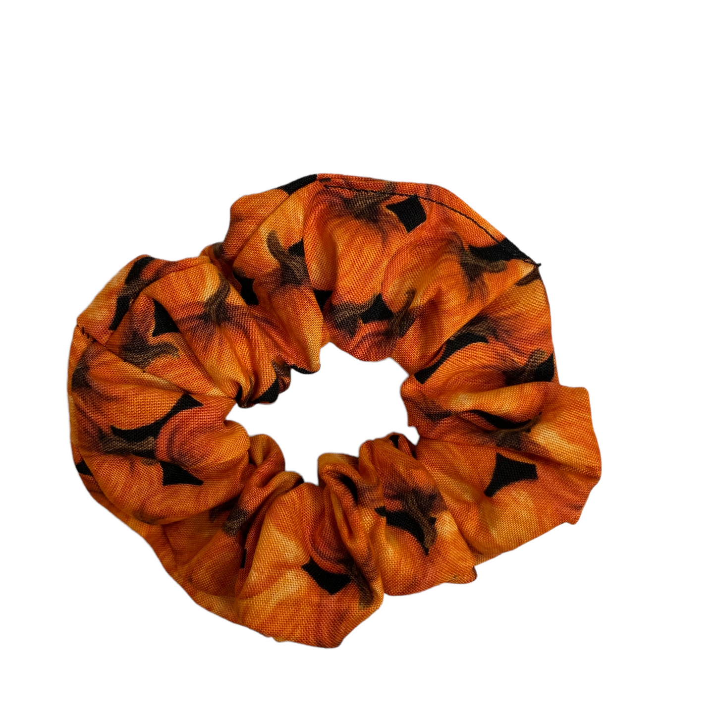 Handmade Pumpkin Patch Scrunchie