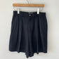Tommy Bahama Black Silk Trouser Shorts Long Length 10