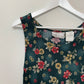 Vintage 90s Erika Floral Midi Maxi Dress Small
