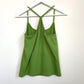 90s The Limited Green Cropped Razorback Tank Large Cotton