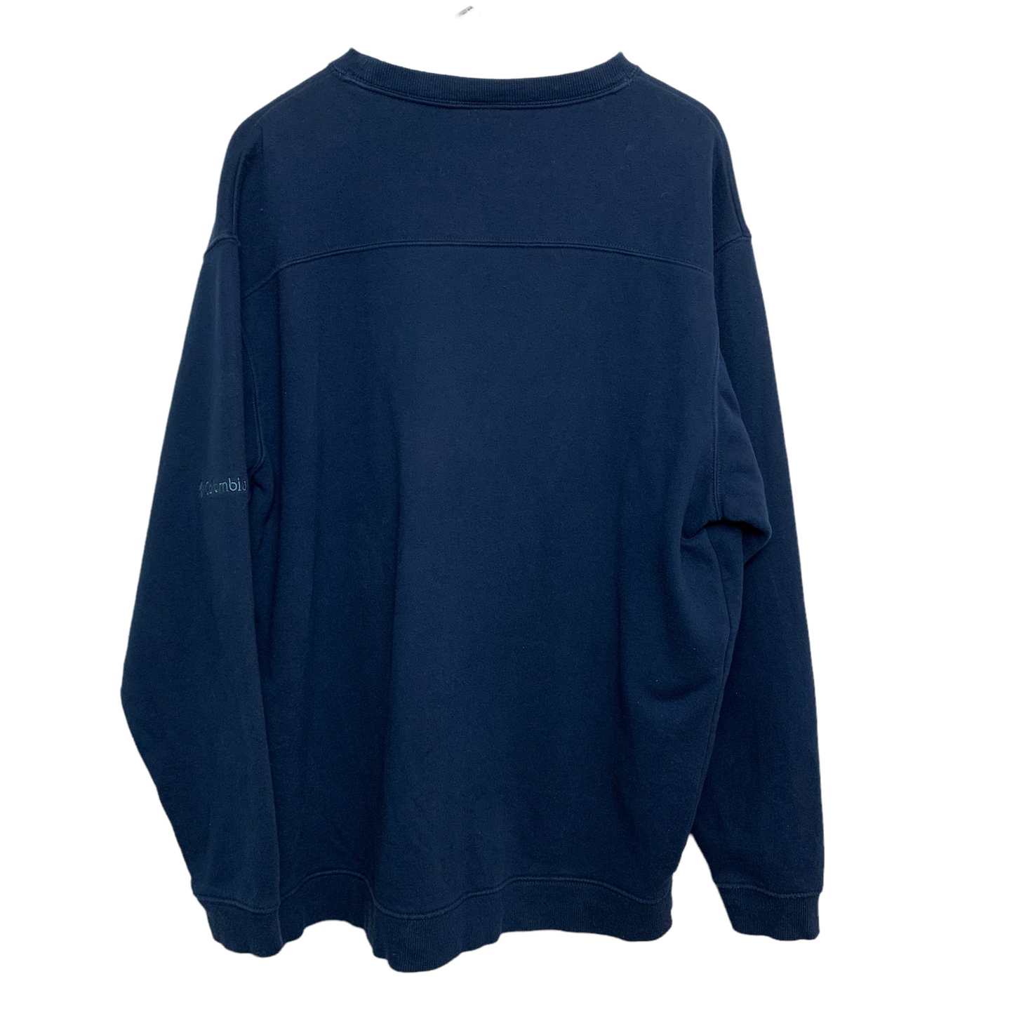 Vintage Columbia Sweatshirt Mountains Navy Blue Pullover Crewneck XL