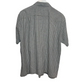 Patagonia Grey Plaid Back Step Short Sleeve Button Down Shirt Large