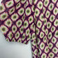 Marie Oliver Bryer Dress High Neck Puff Sleeve Purple Size Medium