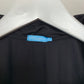 J. McLaughlin Durham Ruffle Top Black Catalina Cloth Small