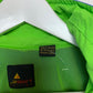 Vintage 90s Liz Claiborne Lizwear Blue and Neon Green Windbreaker Jacket Athletic Petite Small