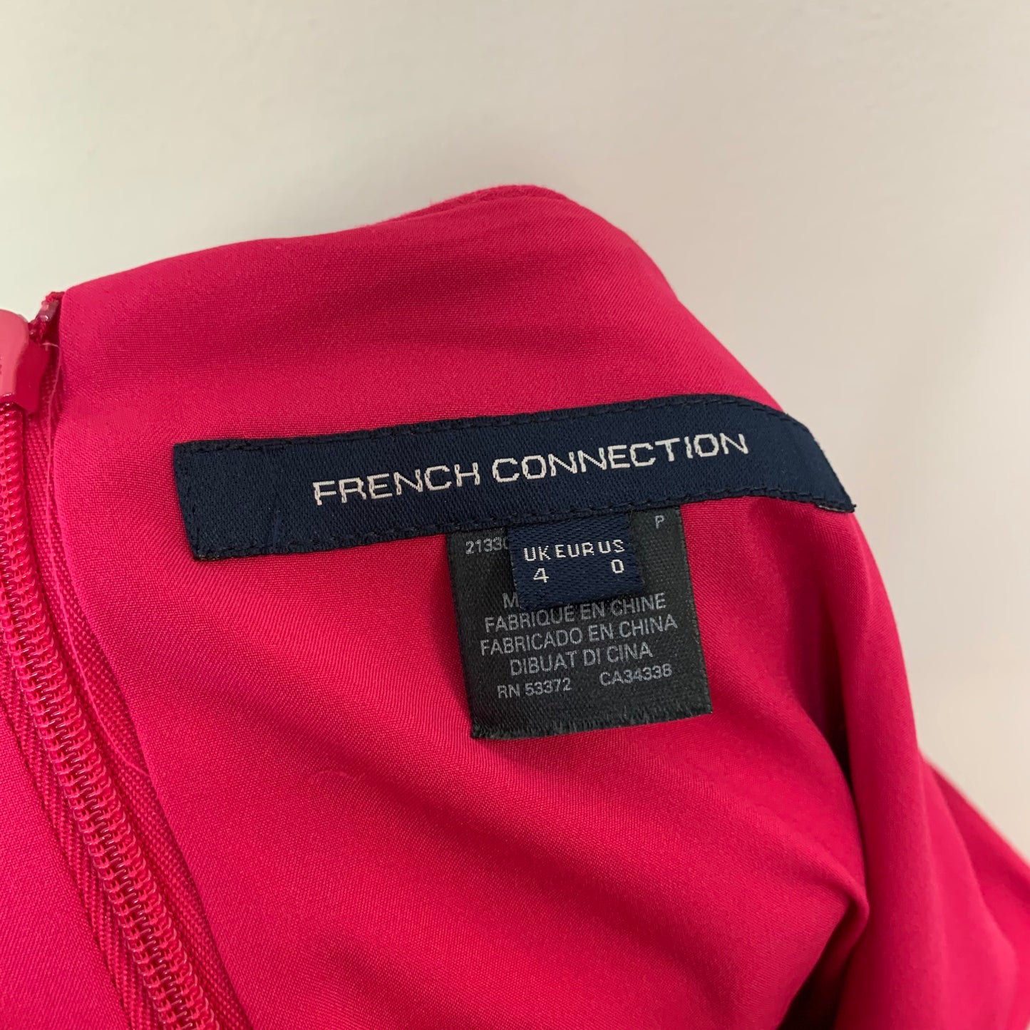 French Connection Hot Pint Whisper Light Square Neck Mini Dress 0
