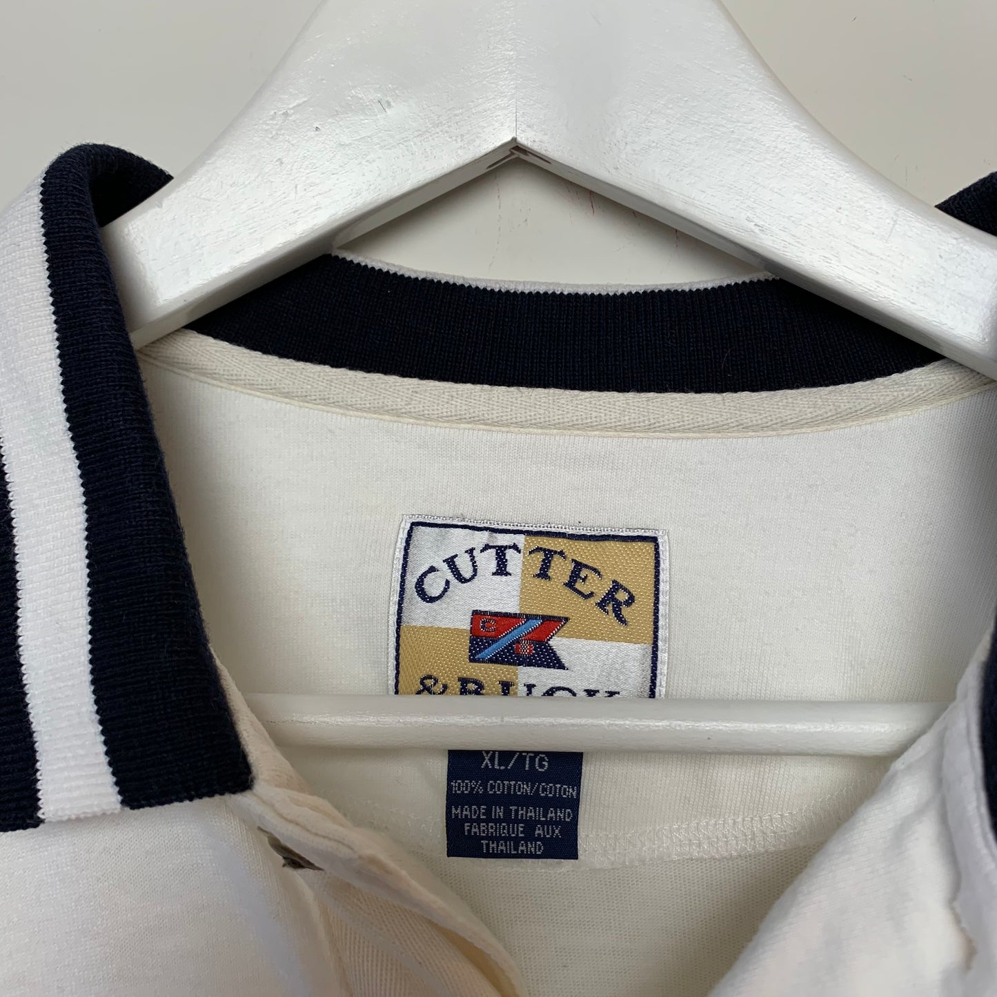 Vintage Cutter and Buck Cape May Polo Golf Shirt XL Cotton