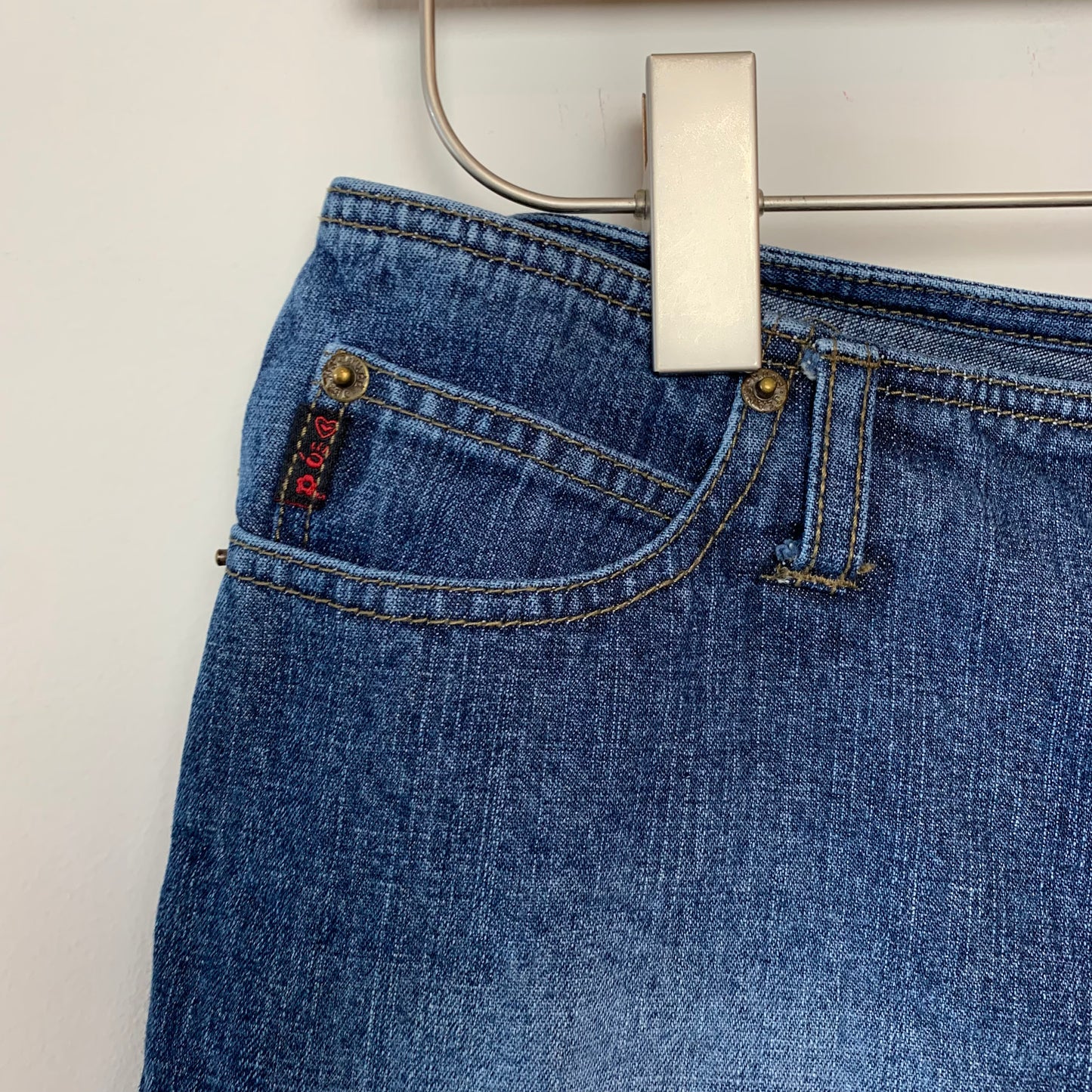 Y2K Mudd Jeans Low Rise Denim Jean Shorts 30'' Waist