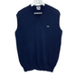 Lacoste Navy Blue Sweater Vest 6 XL