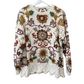 Vintage 90s Tiara Chunky Knit Sweater Earth Tones Large