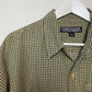 Vintage 90s Address Unknown Short Sleeve Button Down Shirt Geometric Large