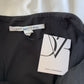 New with tags Diane von Furstenberg Elley Mini Skirt Y2K Style Black and Berry Size 0