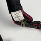 Vintage 80s Braided Rope Belt with Gold Accents and Tapestry Details