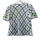 Vintage Marisa Christina Sweater Top Knitted by Hand Floral
