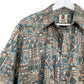 Vintage Tori Richard Short Sleeve Button Down Collared Shirt Patterned Large Cotton Hawaiian