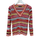 Vintage Missoni Sport Knit Long Sleeve Top Striped