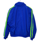 Vintage 90s Liz Claiborne Lizwear Blue and Neon Green Windbreaker Jacket Athletic Petite Small