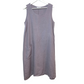 Bryn Walker Linen Dress Lavender Purple Gray Midi Dress Made in the USA