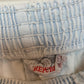Vintage 80s Denim Republic Pull On Light Wash Denim Pants 8 Made in the USA