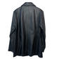 Vintage 90s Tribeca Studio Black Leather Blazer Jacket Large