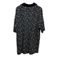 Vintage 90s Alexander Martin Polo Black Patterned XL Cotton