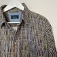 Vintage 90s Trader Bay Long Sleeve Button Down Collared Shirt Patterned XL Cotton