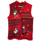 Vintage Erika Red Snowman Christmas Sweater Vest Large