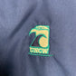 Vintage UNCW Vest Navy Blue Windbreaker Pullover Golf Large Made in the USA