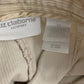 90s Liz Claiborne High Rise Corduroy Trouser Pants Cream 29 Inch Waist