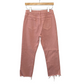 Loft High Waist Straight Crop Pink Denim Pants 2