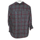 L'Agence Nina Check Printed Blouse Small Plaid Twee Button Down Collared Shirt