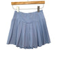 NWT Halara Blue Breezeful High Waisted A Line Mini Pleated Skirt No Liner Shorts