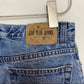 90s Gap Button Fly Mom Jeans Straight Leg 28 Inch Waist