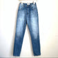 Rolla's Dusters High Rise Slim Straight 25 Jeans Denim Rigid High Waisted