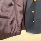 Vintage 80s 90s Talbots Blazer Double Breasted Gold Buttons Navy Blue 4P Wool