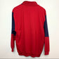 90s Pullover Sweatshirt Zipper Collared 90s 80s Bill Blast 1X Unisex Red