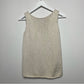 Vintage Michael Kors Cream Knit Tank Top Vest Cotton