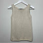 Vintage Michael Kors Cream Knit Tank Top Vest Cotton