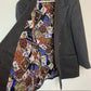 Vintage Nicole Miller Suit Jacket Stocks Sport Coat Tuxedo Double Breasted