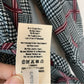 L'Agence Nina Check Printed Blouse Small Plaid Twee Button Down Collared Shirt