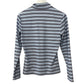 J. McLaughlin Bedford Quarter Zip Striped Top Long Sleeve Pullover Catalina S
