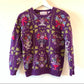 80s Signatures by Northern Isles Hand Knit Chunky Grandma Sweater Bows